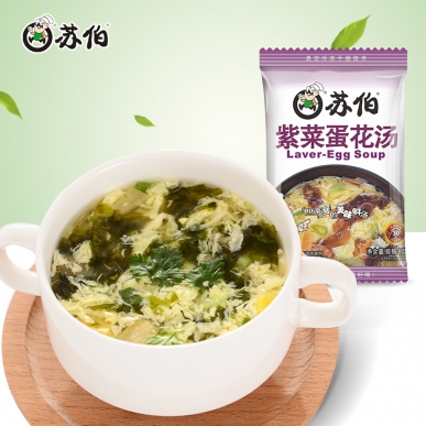 濰坊蘇伯8g裝紫菜蛋花速食湯